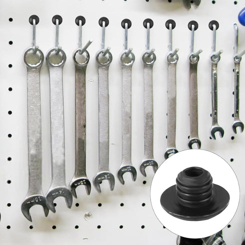 120pcs Pegboard Hook Locks, Fit for 1/4 Inch Peg Board, Tool Organizer Peg Locks for Hanging Hooks