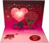 Pop Up Anniversary Card for Couple with Lights & Music, Happy Anniversary Card for Wife & Girlfriend