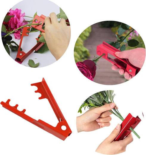 4PCS Rose Thorn Tools, Strippers and Remover Tools with Garden Gloves for Home Florist Supplies