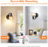 15 VerRon Rechargeable Battery Operated Wall Sconce with Amber Glass Lampshade, Wireless Wall Scone Decor with Remote