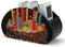 KLITGFEW Leather Remote Control Holder Happy Birthday Big Cake TV Remote Store Box