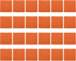 PATIKIL 3.9 x 3.9" Square Carpet Spot - 24Pcs Floor Spot Marker Waterproof Nylon Line Up Sign Decoration