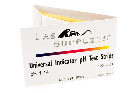 Litmus pH Test Strips, Universal Application (pH 1-14), 20 Packs of 100 Strips