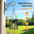 2 Pack KOOPER Solar Lanterns Outdoor Waterproof, Upgraded Bright Hanging Solar Lights Outdoor Lanterns Decorative, Auto
