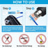 TICONN 500Pcs Heat Shrink Wire Connectors, Waterproof Automotive Marine Electrical Terminals Kit, Crimp Connector