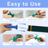 Caulk Tip Tool Set with Nozzle Adapter, Reusable Silicone Caulk Applicator Tools for Grout and Sealant