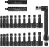 20 x Power Nut Driver Set for Impact Drill, SAE and Metric 1/4 Hex Head Bit Set with L Type Wrench