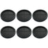 Dijedev 2-1/8 inch 2-1/2 inch Grommets 6Pcs Grommet ID x Drill Hole Dia Rubber for Wiring, Double Sided Rubber Plugs