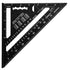Beslands Aluminum 7-inch Rafter Square Carpenter Layout Tool, Alloy Triangle Ruler Protractor (Imperial)