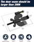 Upgraded Portable Door Lock Home Security Hotel Door Locks for Travelers with Protective Silicone Caps, Travel Lock