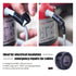 Self Fusing Silicone Tape Leak Seal - 1 In 10 Ft Black, No Adhesive Waterproof Silicon Rubber Self Amalgamating Tape