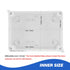 Waterproof Electrical Junction Box, 5.9"x4.3"x2.8", Sturdy ABS Plastic IP65 Dustproof Project Enclosure, White
