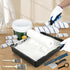 4.5 31PCS 9" 4" Set Paint Roller Kit with FT Extension Pole Wall Painting Kit with & Paint Rollers Paint Brushes