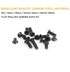 BinifiMux 220pcs M4 Flat Head Screws and Hex Nuts - Phillips Countersunk Machine Screws Assortment for DIY