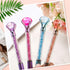 Sherr 100 Pack Big Crystal Diamond Pens, Cute Retractable Ballpoint Pens with Rhinestones, 4 Color Black Gel Ink