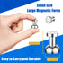 FINDMAG 16 Pack Mini Push Pin Magnets for Whiteboard, Strong Refrigerator Magnets, Neodymium Magnets for DIY Crafts