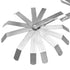 Create idea Stainless Steel Feeler with 26 Blades Dual Sided Gage Laser Reading Combination Feeler Offset Gauge Metric