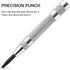 NEIKO 02639A 6-Inch Automatic Center Hole Punch with Adjustable One-Handed Spring Impact and Chrome-Plated Shank