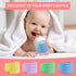 Fampery 8PCS 4 Silicone Baby Bottle Labels for Daycare Writable Bottles Label Reusable Bottle Bands for Daycares