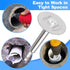 Inside Pipe Cutter for PVC Pipe, Professional Cutter with 6pcs Rotary Drill Saw Blades and 1/4" Hex Shank