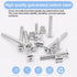 weideer 30sets M6x20/30/40/50/60mm Crib Screws Hardware Replacement Kit Baby Bed Frame Bolts Hex Drive Socket Cap