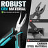 Set, 6PCS Set, DURATECH Mini Pliers Jewelry Pliers CRV Construction, Includes Needle Nose, Diagonal, Long Nose, Bent