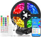 BTF-LIGHTING RGBW Bluetooth Music APP 16.4FT LED Strip Lights RGB+Cool White 6000K