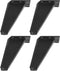 Ipetboom 4pcs Aluminum Alloy Furniture Legs Adjustable Bathroom Cabinet Feet Sofa Support Legs