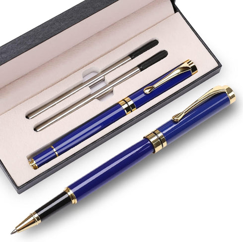 Luxury Ballpoint Pens Gift Set, Best Ball Pen for Men & Women, Professional Executive Office, Classy Gift Box