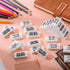PerKoop 200 Pcs Inspirational Pencil Erasers, White Small Block Erasers, Motivational Bulk Erasers for Kids, Teachers