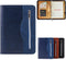 Marte Vanci A5 Padfolio with Calculator - PU Leather Business Portfolio, Zippered Folder, 6 Ring Lined Notebook, Blue