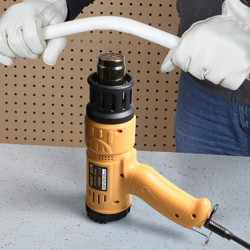 1800W 122-120250- 650Fast 4 Nozzles Paint(5.2FT) SEEKONE Heat Gun Heating Heavy Duty Hot Air Gun Kit Variable