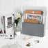 Lineco Archival Document Storage Box with Metal Edge, Acid-Free Gray Boxboard, Organize and Store Files, Prints,