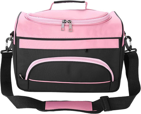 PABVZS Hairdressing Tool Carrying Bag Travel Storage Case Bag with Shoulder Strap Portable