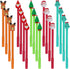jiebor 20Pcs Christmas Gel Ink Novelty Pens - Cute Fun Bulk with Black Ink for Office Supplies