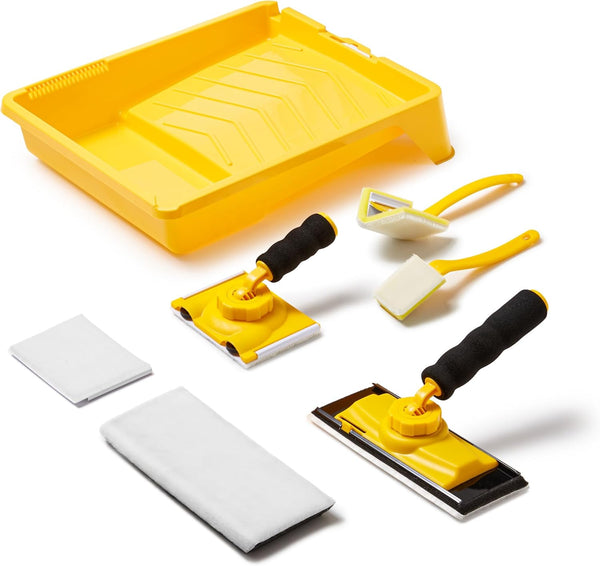 VOOMEY Paint Edger Tool Kit, 9 Inch Paint Pad Set, 7 PCS