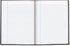Blueline A7BLK Executive Notebook College/Margin Rule 9 1/4 x 7 1/4 White 150 Sheets