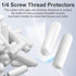 1/4" 1" Bolt,100 X Screw Thread Protectors Caps for Hurricane Shutters Hardware,Hurricane Anchors Covers Ends of Screws