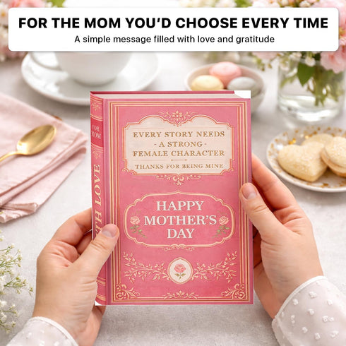 Happy Mothers Day Card For Mom From Son, Daughter, Meaningful Mothers Day Card Gift For Mother - Sweet Present to Bring