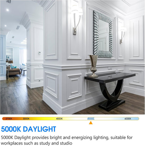 E ENERGETIC LIGHTING 4 Pack 150 Watt LED Light Bulb, Super Bright A21, 5000K Daylight, 2300LM
