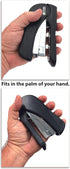 Better Office Products Heavy Duty Easy Grip Stapler, Compact Palm Size with 1,000 Regular 1/4" Staples