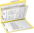 Smead Classification File Folder, 1 Divider, 2" Expansion, Letter Size, Yellow, 10 per Box (13704)