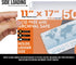Performore 50 Pack of Sheet Protectors, 11" x 17" Landscape Clear Top Loading Sleeves Paper and Documents, Reinforced 3 Hole-Punched Acid-Free Archival Safe by Performore