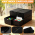 aopule 10Packs 4x6 10000 4''x6'' Index Card Box,Index Card Organizer Box with Lid,Hold Cards,Black Recipe Holder