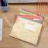 Y YOMA 6 Pack File Folder Jackets, Letter Size Paper Pocket File Folders with Reinforced Straight-Cut Tab