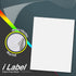 Full Sheet Label Sticker Paper, 8.5" x 11" for Laser & Inkjet Printers, 500 Sheets