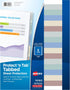 Avery Clear Protect 'n Tab Tabbed Sheet Protector Dividers, 5-Tab Set