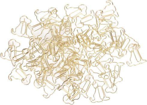Dog Paper Clips - 100pcs Puppy Design Bookmarks, Cute Paper Clips with Storage Box for Office School Organizing Supplies