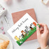 Oamiolek Funny Dog Thank You Card for Dog Owner, Cute Dog Appreciation Card for Him Her, Humor Dog Thanks Card