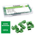 Tnisesm 12Pcs 3 Pin Screw Terminal Block Connector - 5.08mm Pitch Pluggable for 28-12AWG Cable